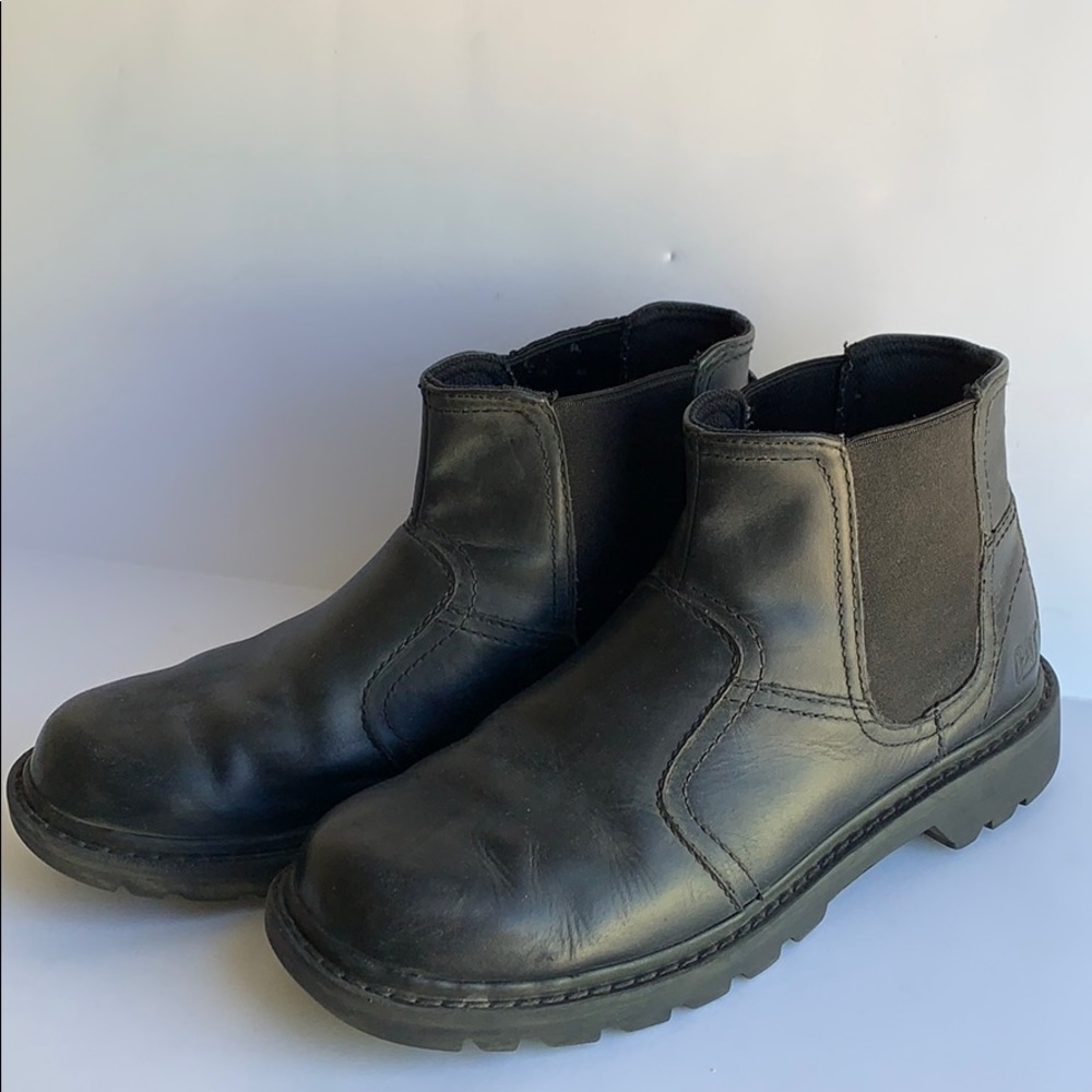Cat Leather Chelsea Boots